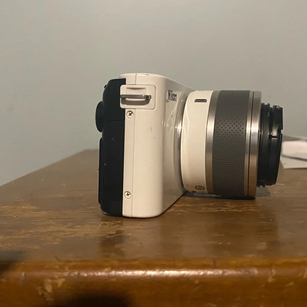 White Nikon Camera